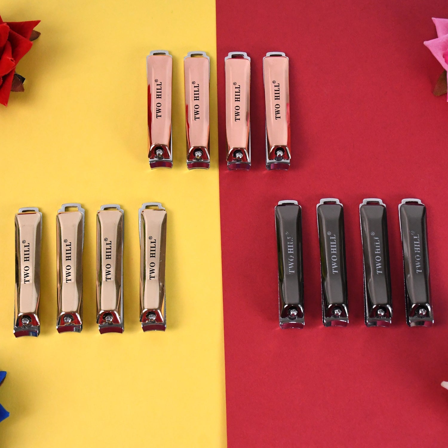 Stainless Steel Cute Nail Clipper with Nail Catcher, Nail File (12 Pcs Set / Mix Design) Stainless Steel Cute Nail Clipper with Nail Catcher, Nail File (12 Pcs Set / Mix Design)